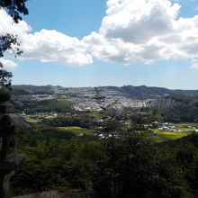 裏山からの景観