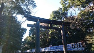 初詣で明治神宮へ