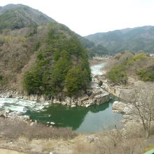 車窓から一瞬！