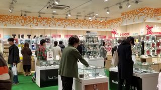 ソラマチ3階の時計専門店