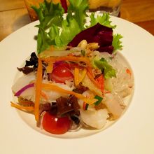 ランチセットの春雨サラダ