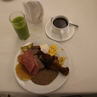 バイキング形式の朝食