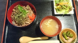 近江牛のランチ