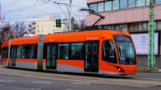 福井市中心部は路面電車