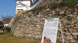 石垣が有名です。