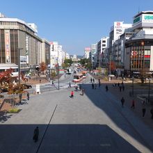 駅のテラスから