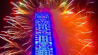 やはり台北１０１のカウントダウン