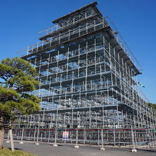 仮設復元天守閣