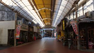 駅前からお城の前までアーケード