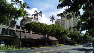 落ち着いた通り