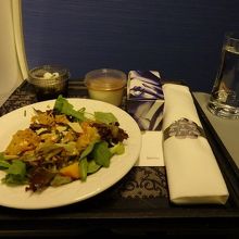 AMS-LINのCの機内食です