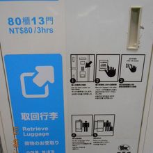 コインロッカーの使い方