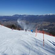 ピンクゴンドラはレアですよ♪コースから富士山が見えます