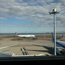 窓側席からの景色