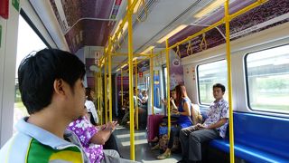 大人片道４５バーツ・所要時間約３０分で空港へ