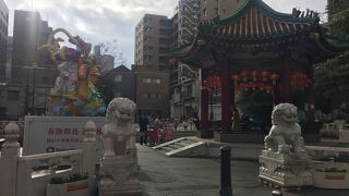 関帝廟通りにある公園！