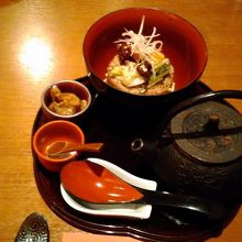 奈良の都の焼茶粥です