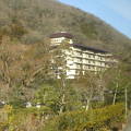 山奥の静かな環境のホテルでした。