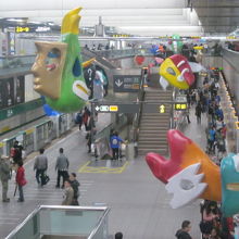 上層階ホームの様子