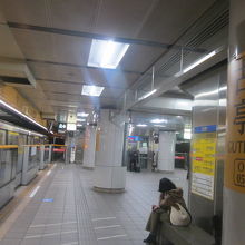 下層階ホームの様子