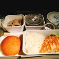 機内食は微妙