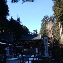 大猷院にありますが現在工事中