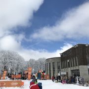 白馬のスキー場のなかでも眺望は一番の絶景