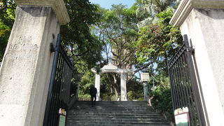 平日は人も少なく静か