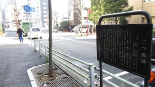 かつては川が交差していました