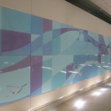 鳥アート（蘆洲駅バージョン）はこんな感じです