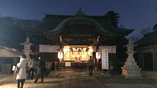 日没後も参拝者がちらほらと来ました