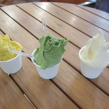 ジェラート３種