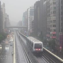 モノレールの様子