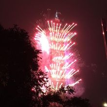 台北の年越しカウントダウン 