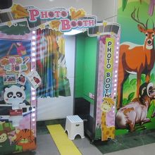 こんな撮影スポット（プリクラ？）も！