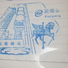 駅スタンプはこんな感じです