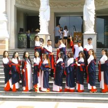 卒業の記念撮影