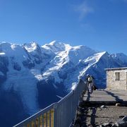 アルプス最高峰モンブランは穏やかな形状の山です