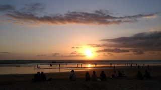 夕陽が綺麗にみれます