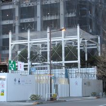 交差点から見た様子