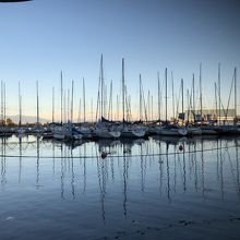 ヨットハーバー。