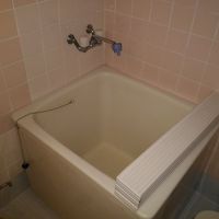 共同風呂右側。ちょっと狭い。