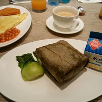 朝食のチマキが美味しかった。