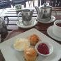 スコーンと紅茶で午後3時のお茶タイムを楽しみました