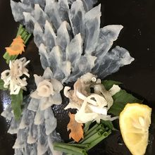 ふぐ料理は最高です。