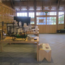 旧駅舎内部の様子