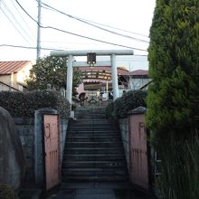 魚河岸水神社の入り口