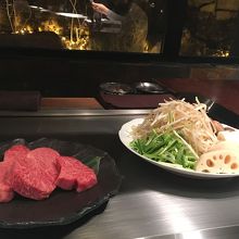 厚みのあるお肉