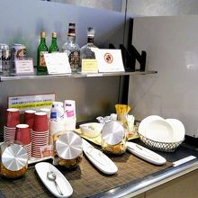 ドリンクコーナーです。