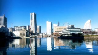 ここから見るみなとみらいは素敵です